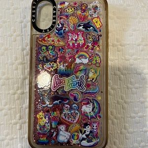 Lisa Frank x Casetify iPhone X Glitter case